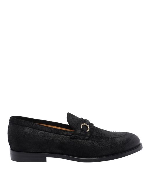 Brunello Cucinelli Black Flat Shoes for men