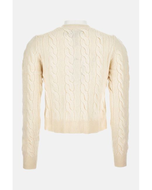 Polo Ralph Lauren Cardigan in Natural | Lyst UK