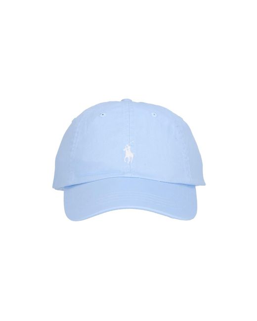 Polo Ralph Lauren Blue Logo Baseball Hat for men