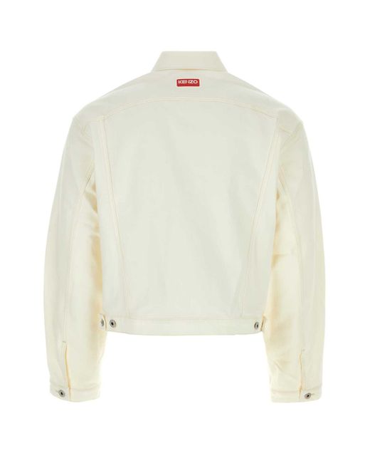 KENZO White Jackets And Vests for men