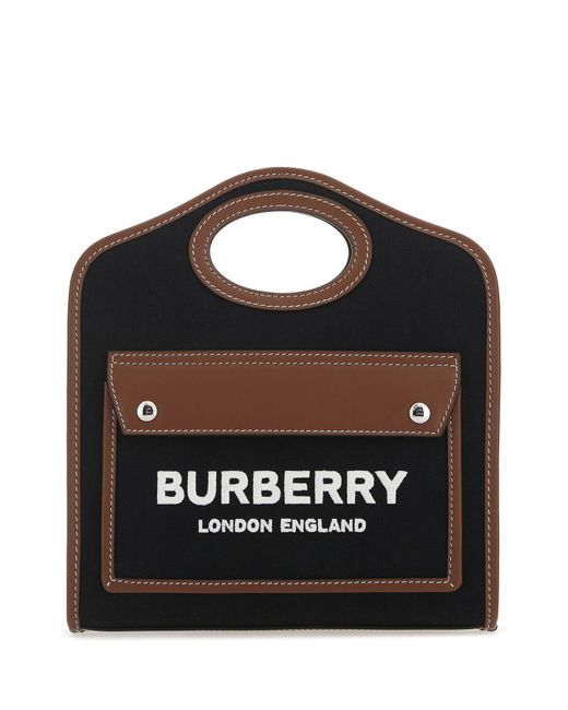 ☆韓国の人気☆【BURBERRY】☆Mini Two-toneトートバッグ☆ BURBERRY - 新品 バーバリー BURBERRY トートバッグ ミニ