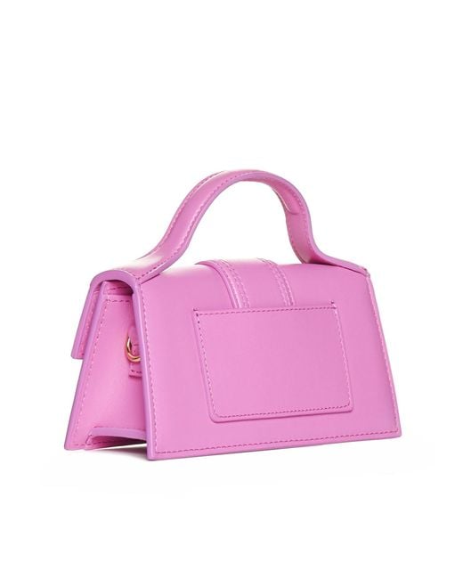 Jacquemus Pink Le Bambino Leather Top Handle Bag