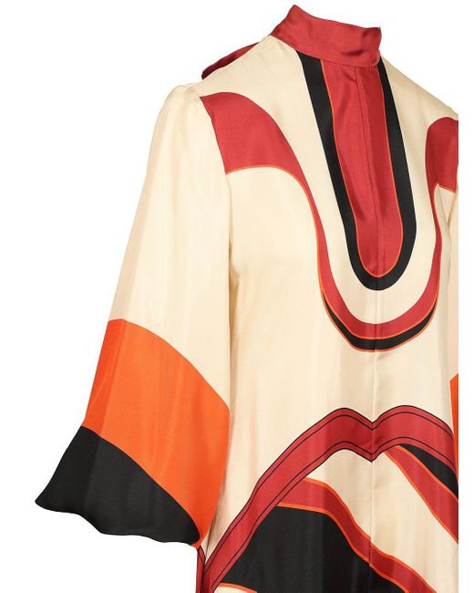 Raquel Diniz Orange Parana Kaftan