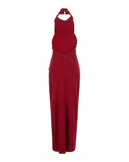 Le Plain Red Long Dress