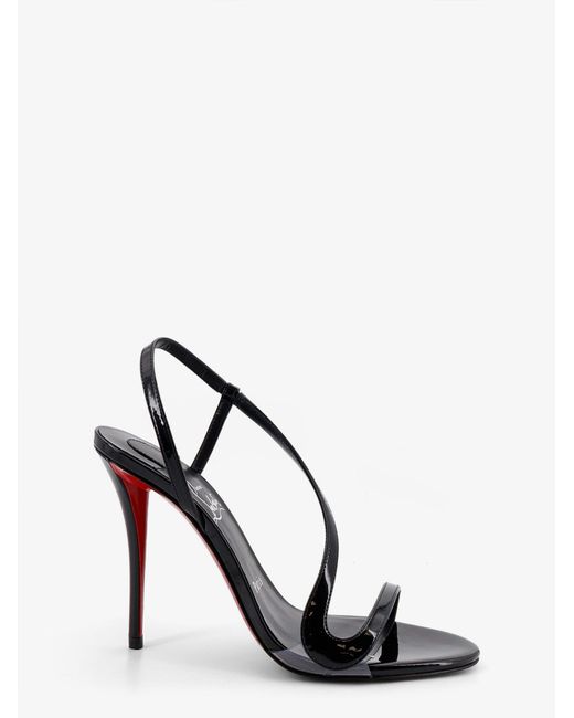 Christian Louboutin Black Sandals Rosa Z Patent Leather