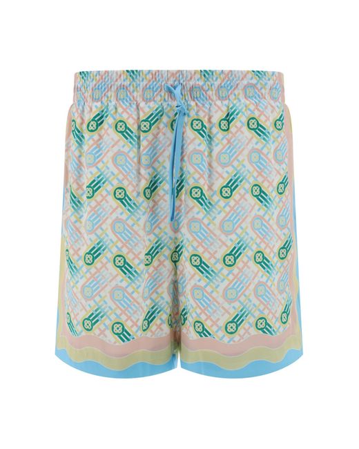 Casablancabrand Blue Shorts for men