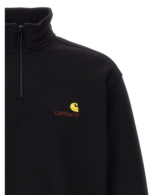 Carhartt Blue American Script Sweatshirt for men