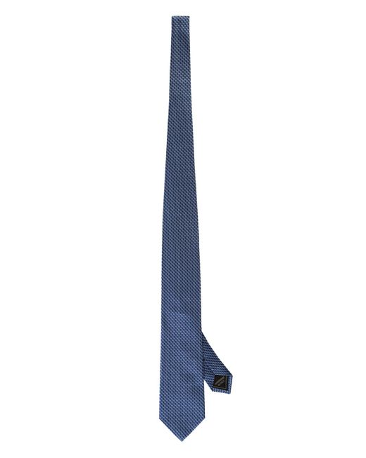 Brioni Blue Silk Tie for men