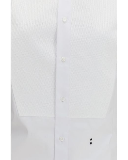Fendi White Poplin Shirt Cotton