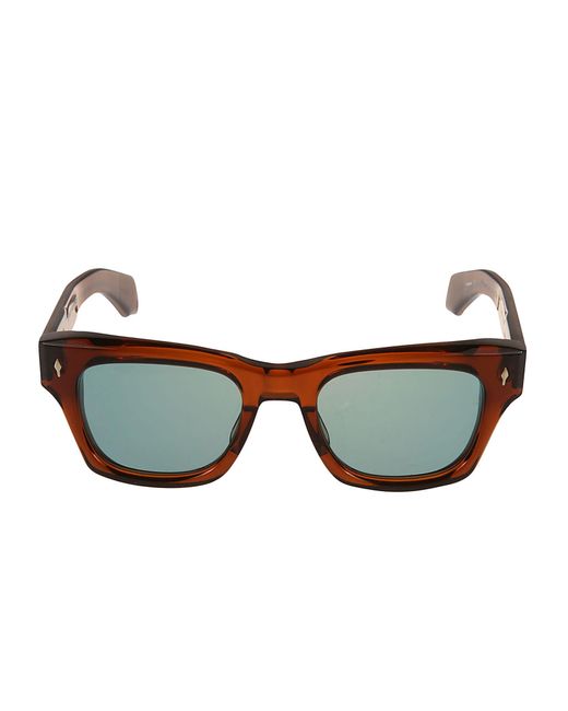 Jacques Marie Mage Brown Hickory Sunglasses
