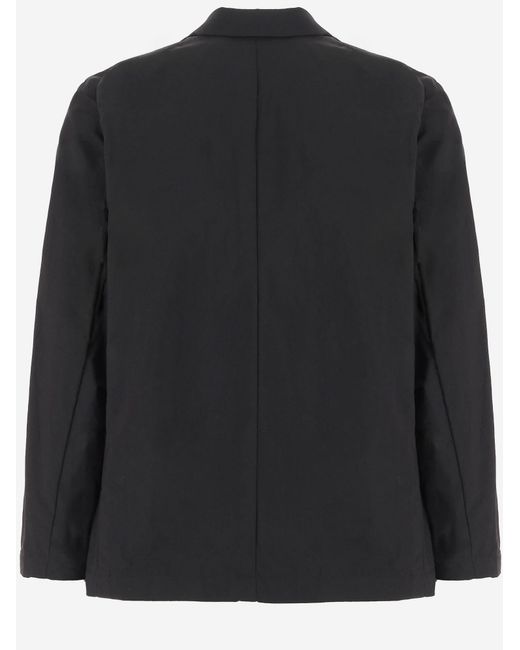 And Wander Black Nylon Jacket for men