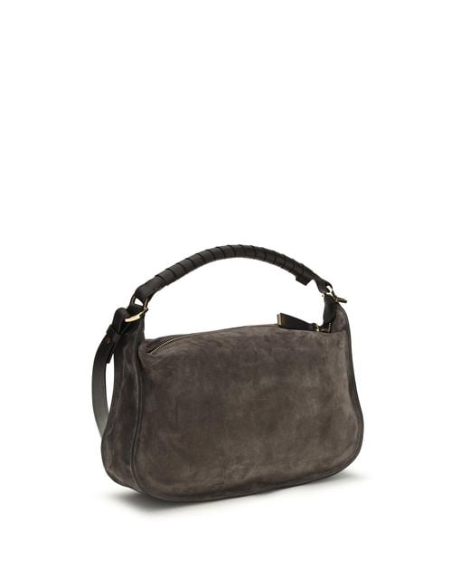 Chloé Black Shoulder Bag Marcie Calf Leather
