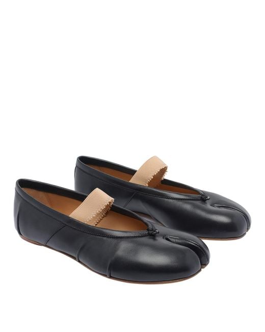 Maison Margiela Black Flat Shoes