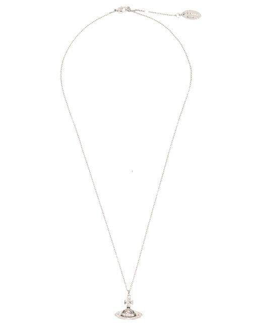 Vivienne Westwood Pina Small Bas Relief Pendant Necklace in White | Lyst