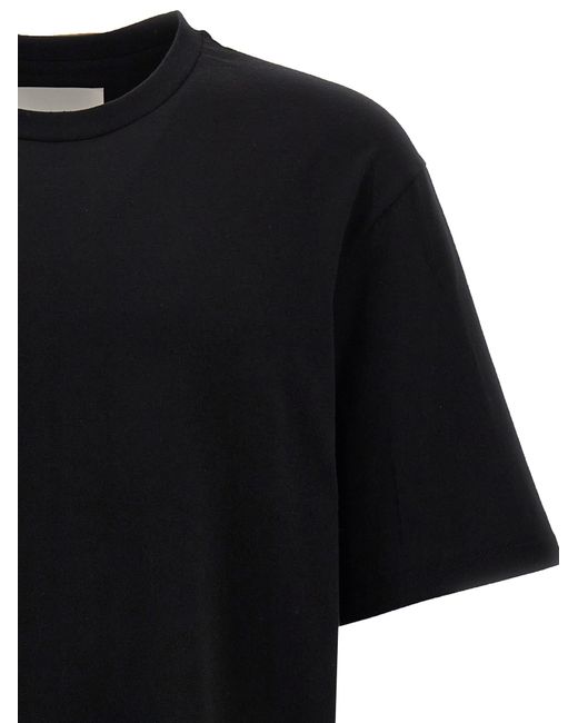 Jil Sander Black 'Love Is The Beginning' T-Shirt for men