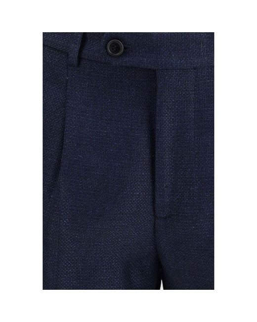 Brunello Cucinelli Blue Wool Oves Aries Two for men