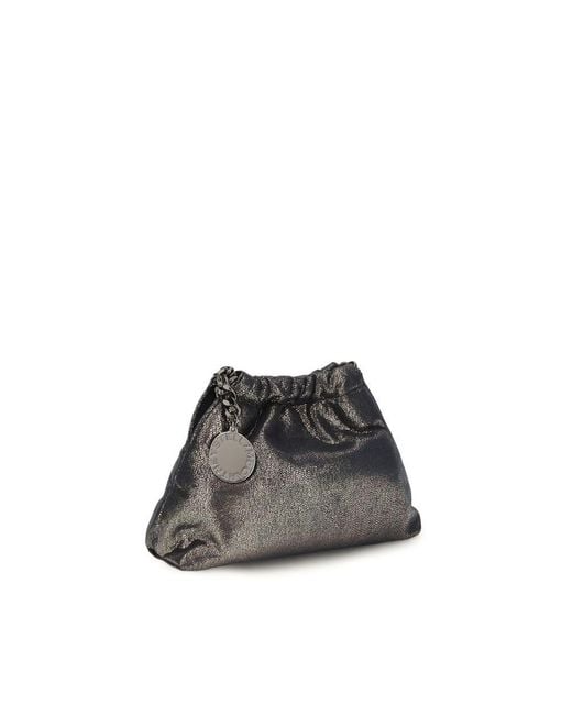Stella McCartney Black Blue Polyester Shoulder Bag