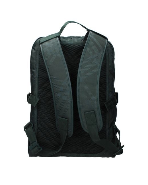 Burberry Green Fabric Backpack for men