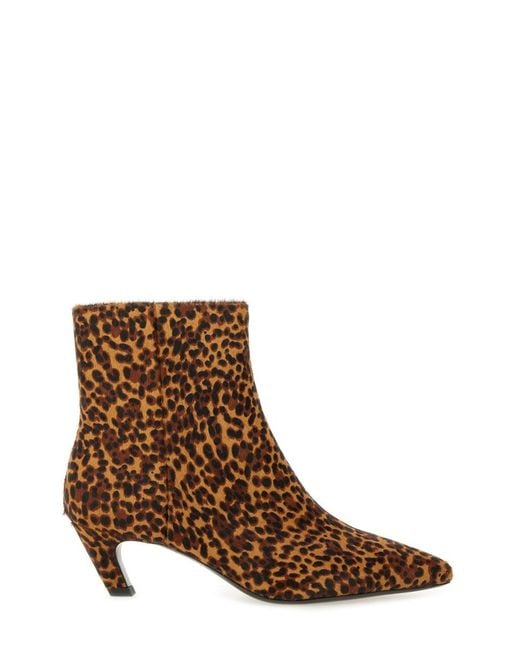 Ash Brown Vicky Leather Boots