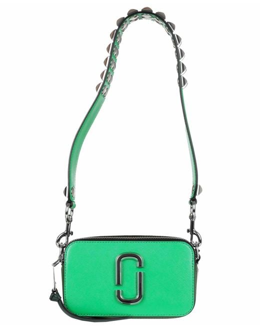 marc jacobs green snapshot bag