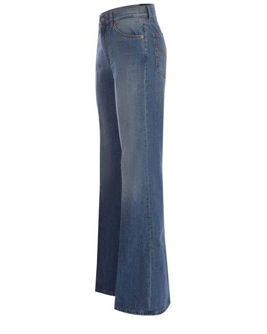 Dondup Blue Jeans Amber Made Of Denim