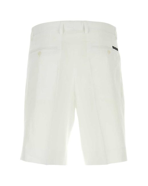 Dolce & Gabbana White Shorts for men