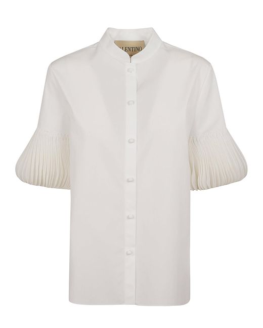 Valentino Garavani White Embroidered Shirt