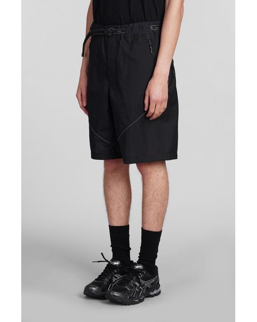 And Wander Shorts In Black Nylon for men