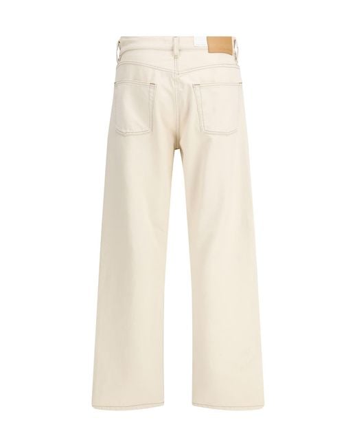 sunflower Natural Loose Fit Contrast Jeans for men