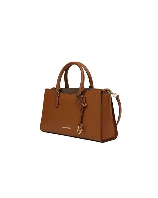 Michael Kors Brown Satchel Bag Leather Satchel-Bags