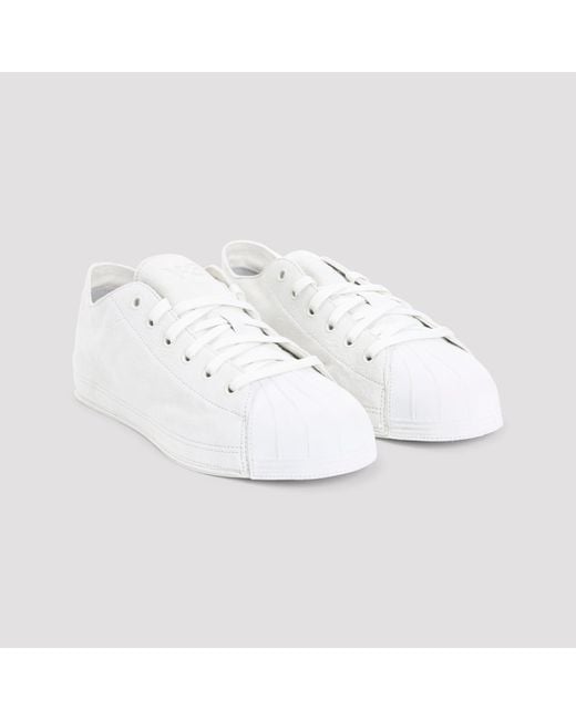 Y-3 White Nizzastar Lo Sneakers for men