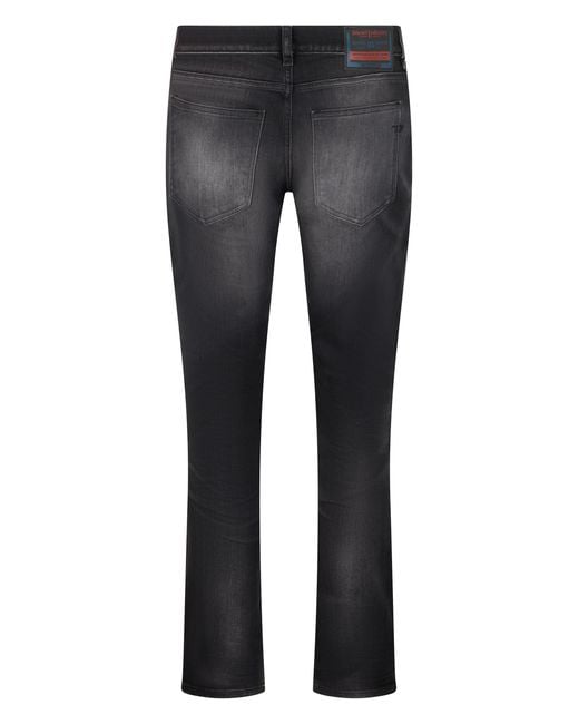 DIESEL Blue Jeans Slim-Fit Denim Cotton for men