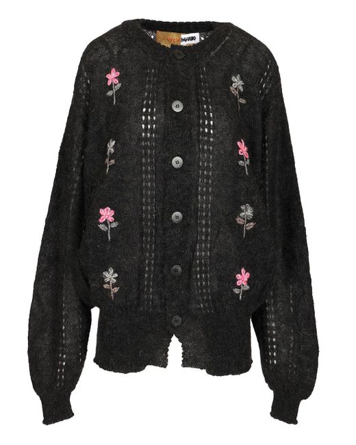 Magliano Black Mohair Cardigan