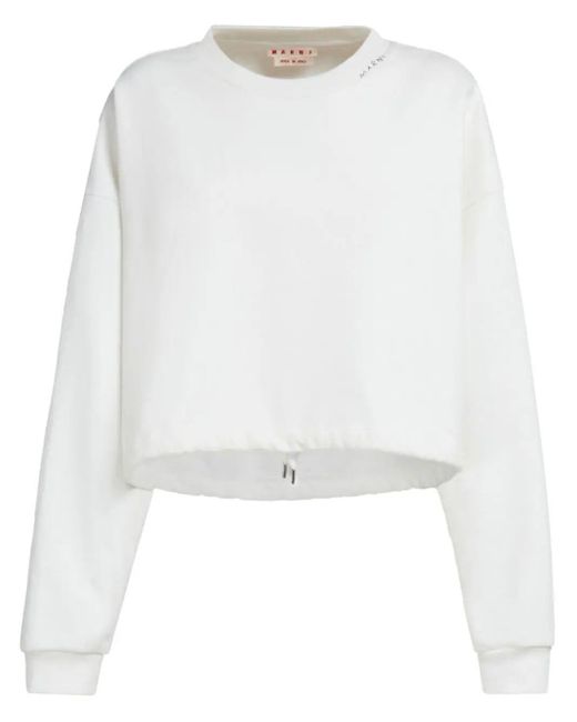 Marni White Sweatshirt Clothing