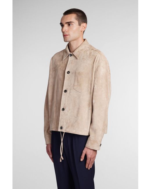 Beige hot sale casual jacket