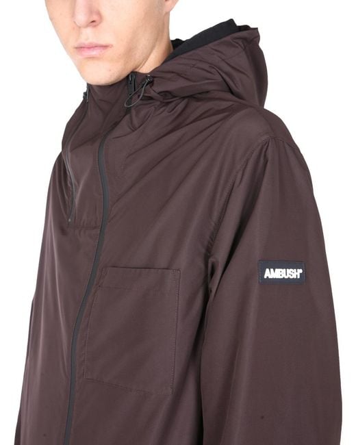 Ambush Black Slim Fit Jacket Fabric Polyester for men