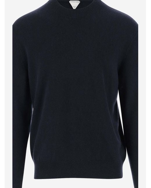 Bottega Veneta Blue Cashmere Sweater for men