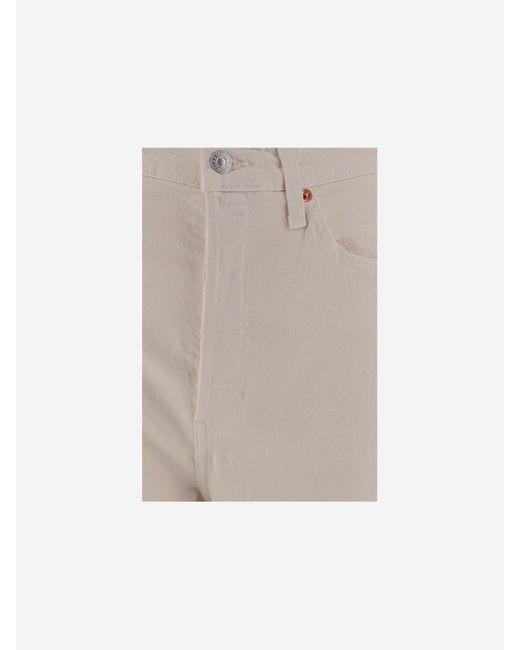Re/done Natural Stretch Cotton Pants