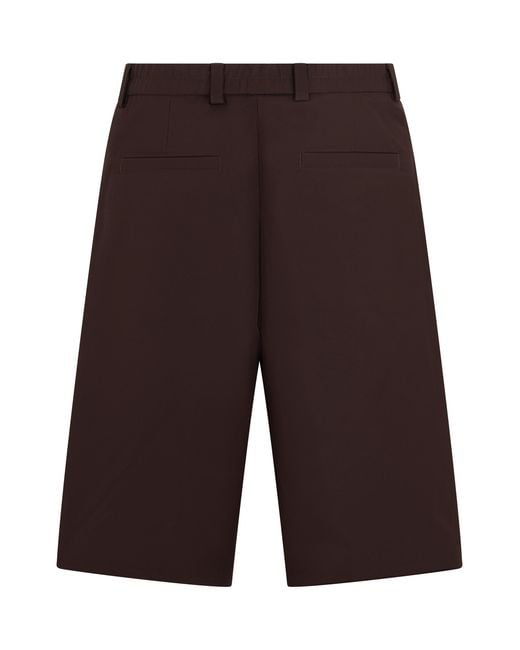 Boss Brown Shorts Cotton for men