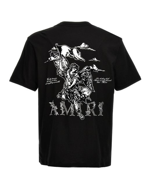 Amiri Black Angel T-Shirt for men