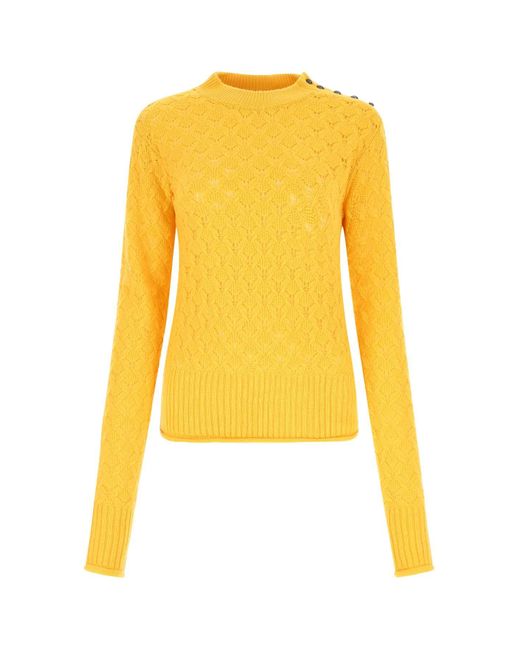 Sportmax Yellow Knitwear