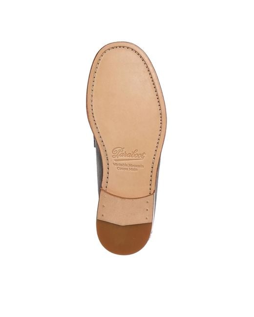 Paraboot Gray Coraux Loafers for men