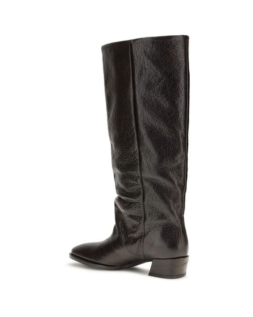 P.A.R.O.S.H. Black High Leather Boots