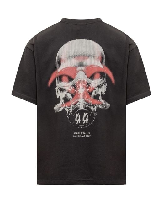 44 Label Group Black Rave New World T-shirt for men