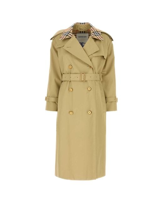 トレンチコート BURBERRY Sage Green Gabardine Trench Coat Burberry Sage Green Gabardine Trench Coat | Lyst