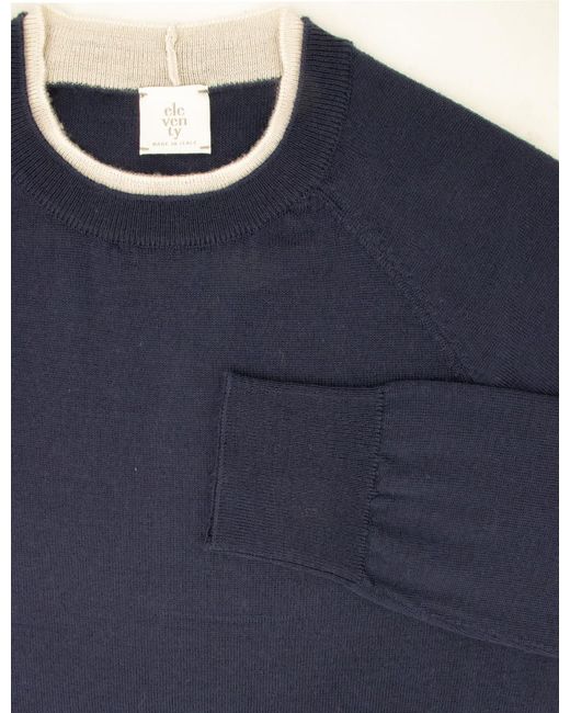 Eleventy Blue Jumper for men