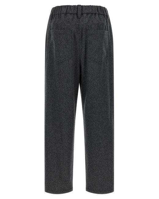 Brunello Cucinelli Gray Wool Pants