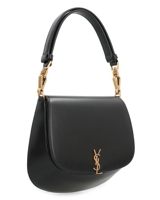 Saint Laurent Black Voltaire Leather Mini Handbag Calfskin Handbags