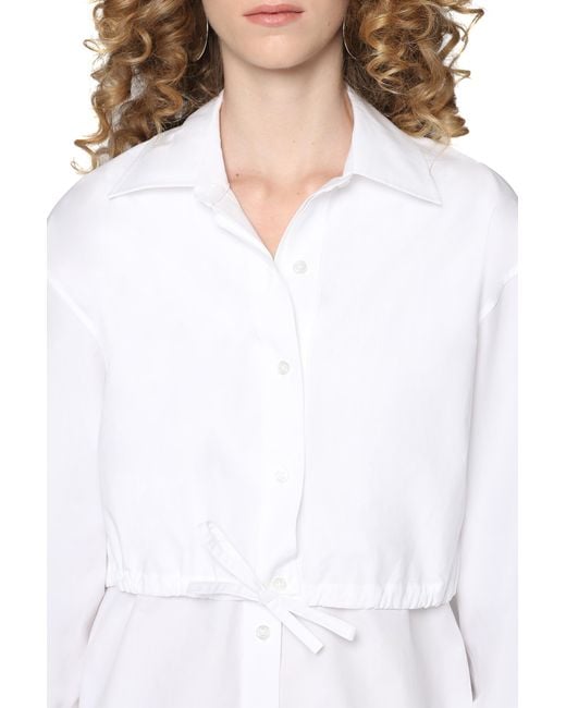 Alexander Wang White Cotton Shirtdress Dress