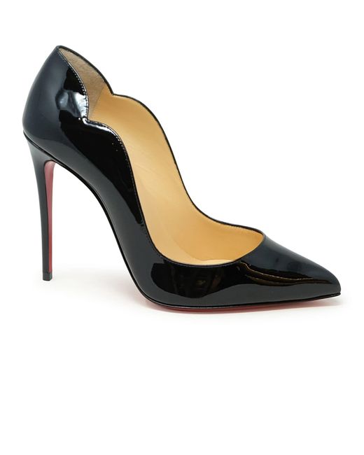 Christian Louboutin Metallic Patent Hot Chick 100 Pumps